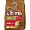 ALIMENTO ULTIMA DOG SENIOR POLLO PERRO SECO 3 KILOS