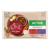 ALIMENTO ONE MINI ACTIVE PERRO BUEY-PATO P-4 X 85 GRS