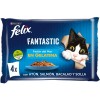 ALIMENTO FELIX FANTASTIC GATO FESTIN DEL MAR 4X85GR.