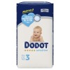 PAÑAL DODOT SENSITIVE T-3 (6-10 KG), 56 UNDS