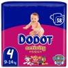 PAÑAL DODOT ACTIVITY T-4 (9-14 KG) 58 UNDS