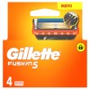CARGADOR GILLETTE FUSION-5 DE 4 UNIDADES