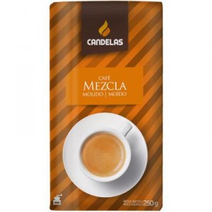 CAFE CANDELAS MOLIDO MEZCLA 250 GRS