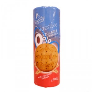 GALLETA FAMILY BISCUITS DIGESTIVE 0% 400 GRS.