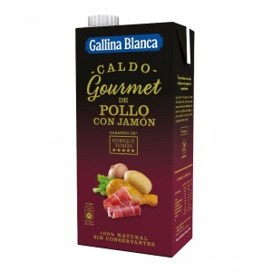 CALDO GALLINA BLANCA GOURMET POLLO C/JAMON ENRIQUE TOMAS 1 L