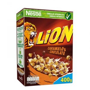 CEREALES NESTLE LION CARAMELO & CHOCOLATE 400 GRS