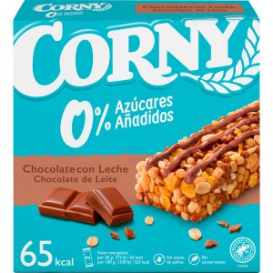 BARRITA HERO/CORNY 0% CHOCOLATE PACK 6 UNDS X 20 GRS