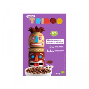 CEREALES SMILEAT TRIBOO CACAO 300 GRS.