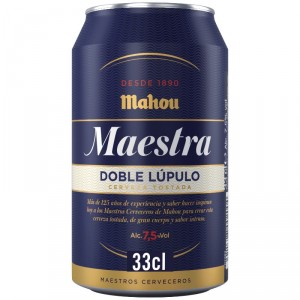 CERVEZA MAHOU MAESTRA LATA 33 CL.
