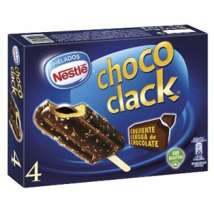 HELADO NESTLE CHOCO CLACK 4 UNDS 264 GRS