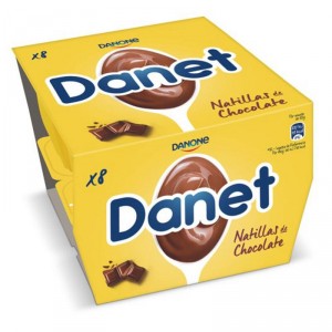 DANET NATILLAS CHOCOLATE PACK 8 UNDS X 120 GRS