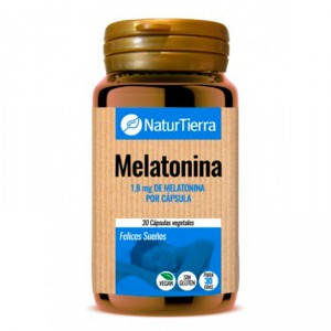 MELATONINA+GBA NATURTIERRA 30 CAPS 16,40 GRS