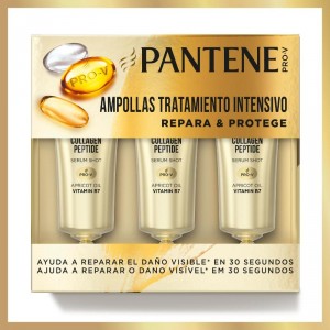 AMPOLLA PANTENE REPARA Y PROTEGE 1 MINUTO 3X15 ML