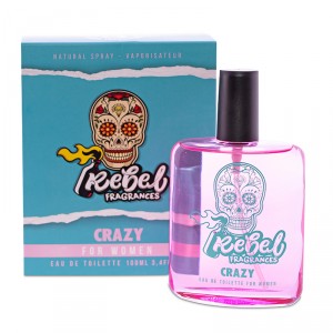 COLONIA REBEL CRAZY FOR WOMAN 100 ML.