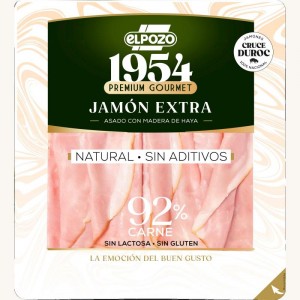 JAMON ASADO EXTRA NATURAL EL POZO 1954 130 GRS.
