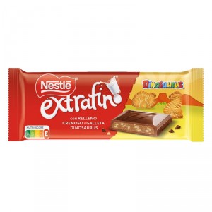 CHOCOLATE NESTLE EXTRAF. LECHE&TROCITOS GALL.DINOSAURUS 84GR