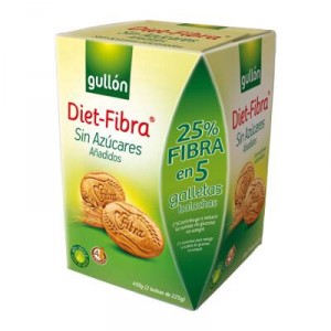 GALLETA GULLON DIET-FIBRA SIN AZUCAR 450 GRS