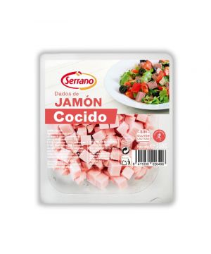 Jamon Cocido Serrano Dados 150 Grs