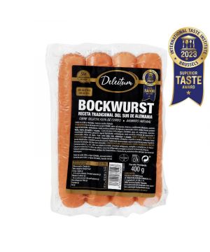 Salchicha Deleitum Bockwurst 400 Gramos