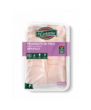 Pechuguita De Poll.asad.hor.(99% Car.poll.)La Carloteña 100G