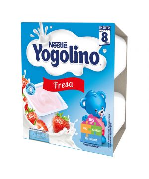 Yogolino Nestle Fresa Pack 4 Unds X 100 Grs