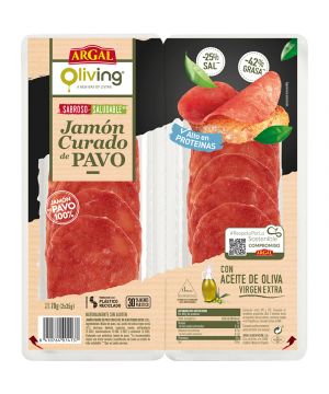 Jamon Curado De Pavo Argal Lonchas 70 Grs