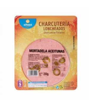 Mortadela Alteza Con Aceitunas Lonchas 230 Grs