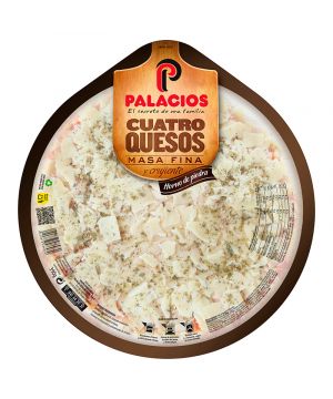 Pizza Masa Fina Palacios Quesos 390 Grs