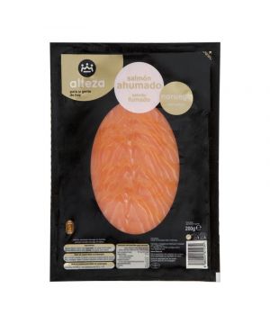 Salmon Ahumado Noruego "Alteza" 200 Grs.,Unidad