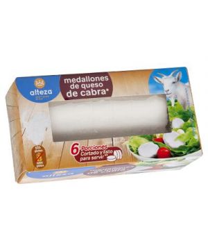 Medallones De Queso De Cabra Alteza Precortado 100 Grs