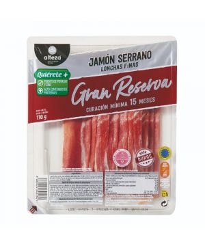 Jamon Alteza Serrano Gran Reserva Curacion Min.15Meses 110Gr