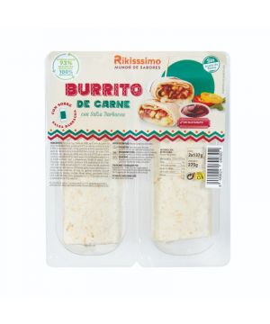 Burrito Rikisssimo Carne Con Barbacoa 275 Grs.