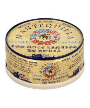 Mantequilla Doce Linajes Con Sal Lata 250 Grs.