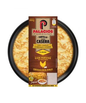 Tortilla Palacios Con Cebolla Caramelizada 600 Grs.