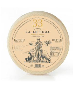 Queso Curado Oveja Tartufo La Antigua, Kilo