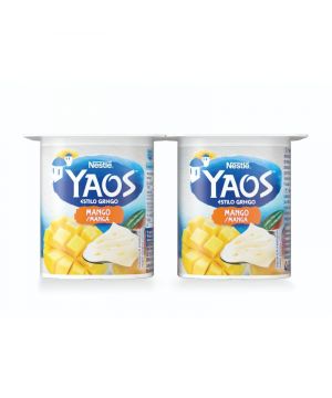 Yogur Nestle Yaos Mango Pack-4 X 115 Grs.