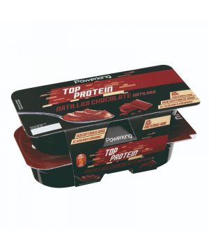 Natillas Powerking Chocolate Proteinas Pack-4 Und. X 125 Grs