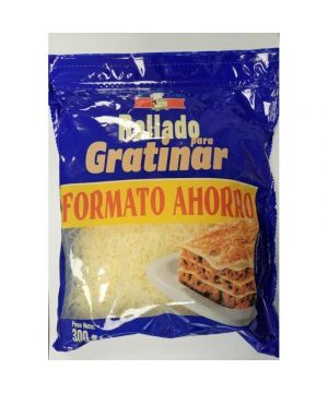 Queso Rallado Fundido Gratinar 300 Grs.