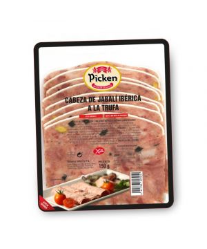 Cabeza Jabali Picken Iberica A La Trufa Lonchas 150 Grs