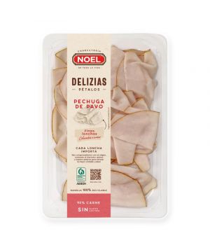 Petalos De Pechuga De Pavo Noel Delizias 90 Grs.