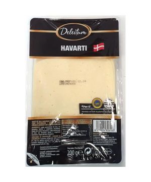 Queso Deleitum Havarti Lonchas Igp Dinamarca 200 Grs.