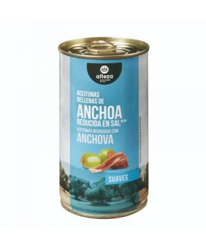 Aceituna Alteza Rell.anchoa Baja En Sal 350Gr., 150 Gr. P.e.