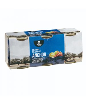 Aceituna Alteza Rellena Anchoa Pack 3X120 Gr., 150 Gr. P.e.