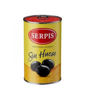 Aceituna Serpis Negra Sin Hueso 300 Grs 130 Grs P.e.