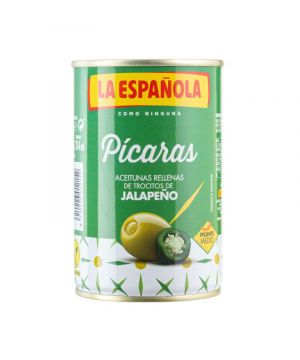 Aceituna La Española Rell. Trocitos Jalapeño 300Gr.130Gr.pe