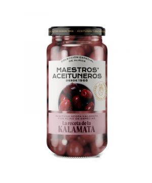 Aceituna M.aceituneros Receta Kalamata 345 Gr. N.190 Gr E.