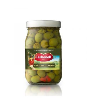 Aceituna Carbonell Aliñada Casera 450 Grs P.e.