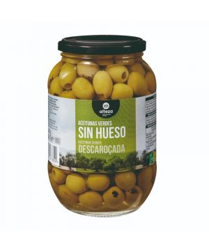 Aceituna Alteza Verde Sin Hueso Frasco 400 Gr. P.e.
