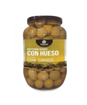 Aceituna Alteza Verde Con Hueso Frasco 500 Gr. P.e.