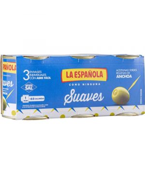 Aceituna La Española Suave Pack 3 X 120 Grs, 150 Grs.pe